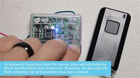 Inserting and removing the transmitter